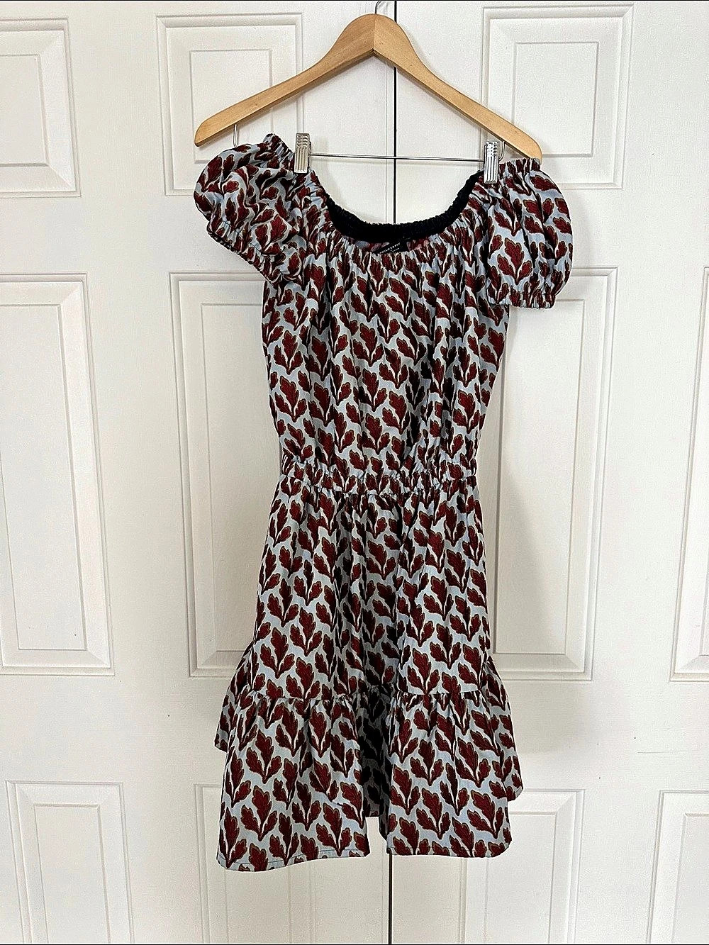 Philosophy Floral Mini Dress in White & Red Size 8 Like New